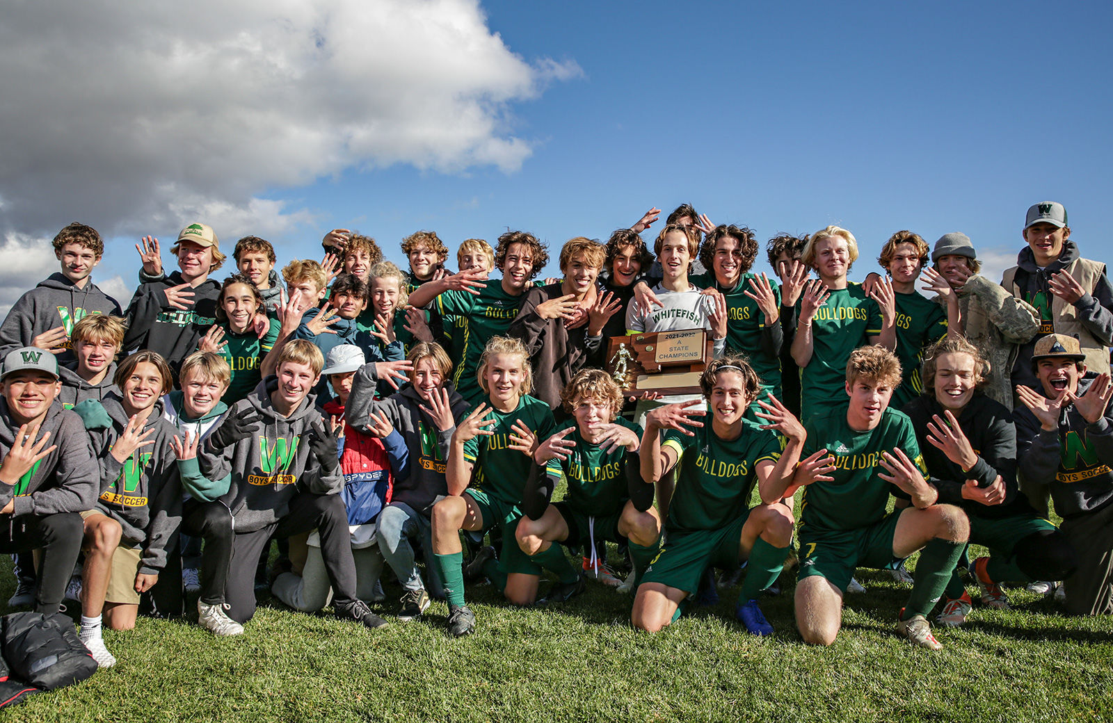 2021 Class A boys soccer - Whitefish Bulldogs